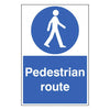 Floor Sign - Pedestrian Route Rectangle - 400 x 600mm