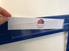 Self Adhesive Label Holders 52mm x 1000mm with 19mm High Tack Tape