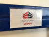Self Adhesive Label Holders 26mm x 200mm with 9mm High Tack Tape