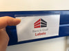 Self Adhesive Label Holders 60mm x 100mm with 19mm High Tack Tape