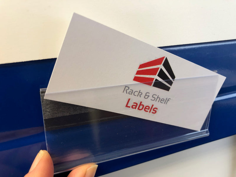 Plastic Magnetic Label Holders 39mm x 100mm