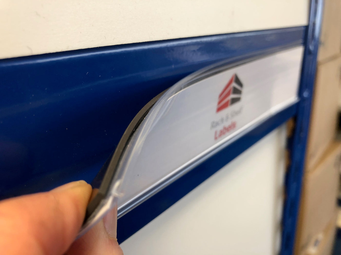 Plastic Magnetic Label Holders 39mm x 200mm