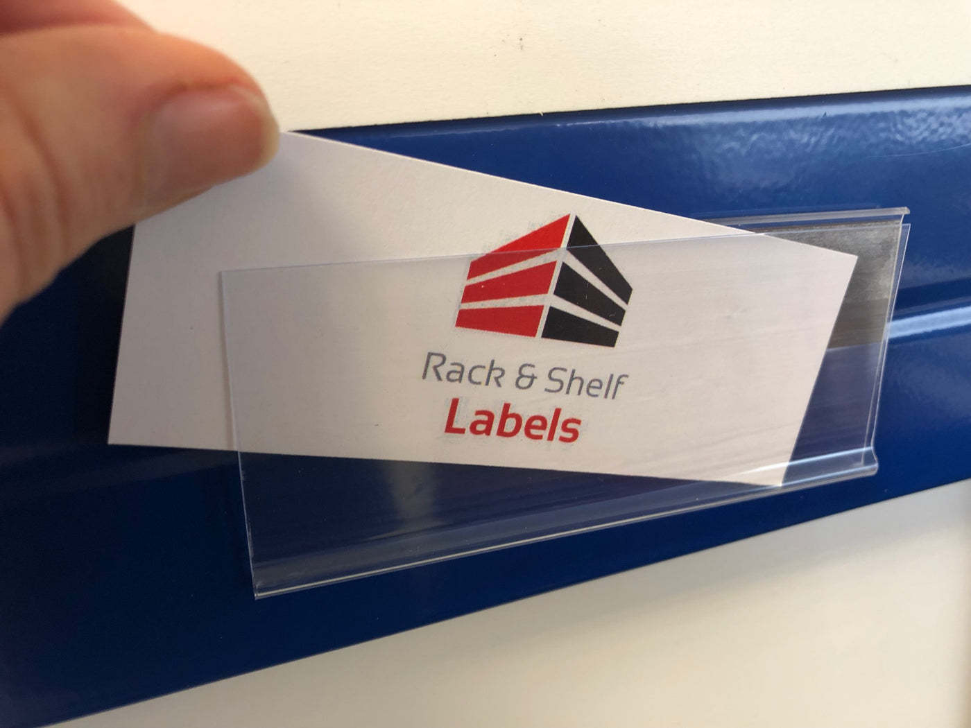 Plastic Magnetic Label Holders 39mm x 200mm